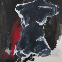 Torso III. Acryl auf Leinwand. 90 x 120 cm. 2018